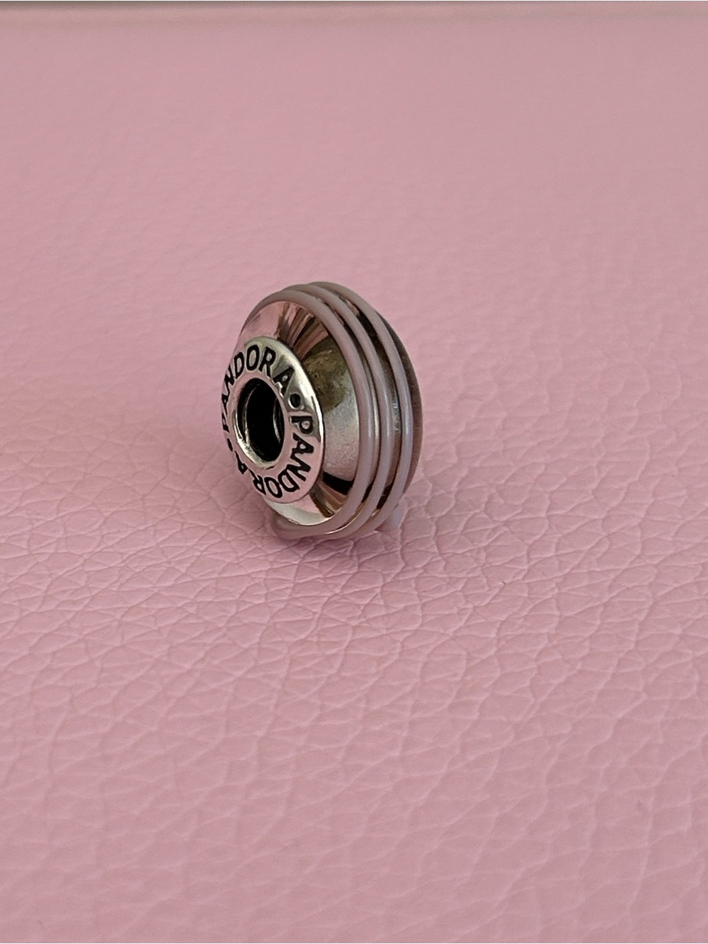 Pandora Pink Ribbon Murano Glass charm